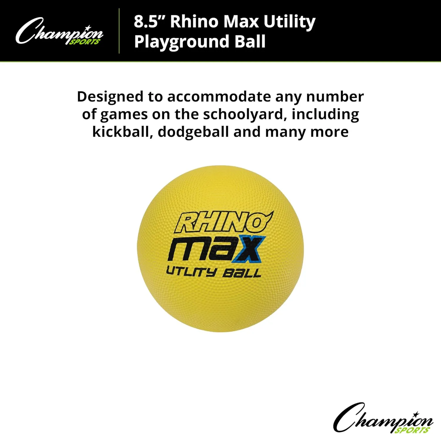 Champion Sports Rhino Max Utility Playground Balls