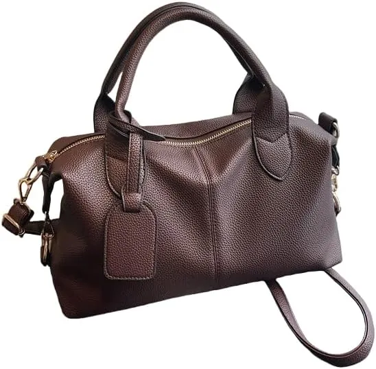 City Bowling Bags Trendy Women's Leather Tote Bag Preppy Cute Purse Y2k Streetwear Cute Purse