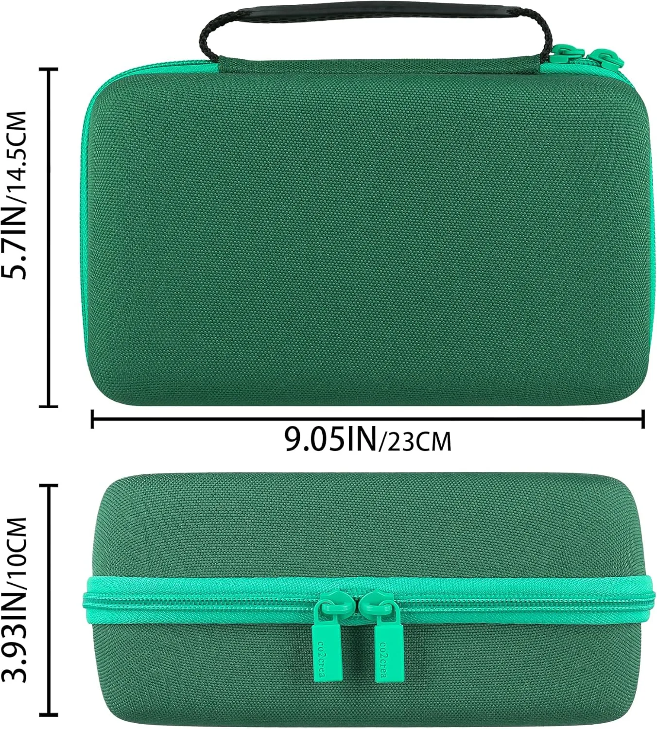 co2CREA Hard Case Compatible with Steel Tip or Soft Tip Darts, Holds Darts and Extra Accessories, Built-in Storage Tubes and Pockets for Flights, Tips, Shafts