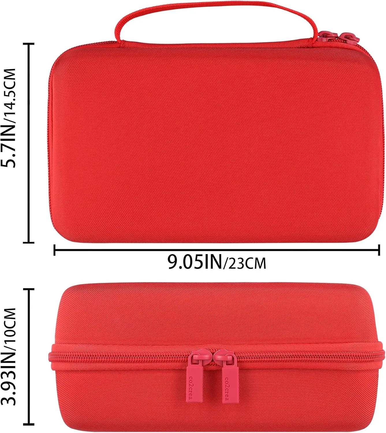 co2CREA Hard Case Compatible with Steel Tip or Soft Tip Darts, Holds Darts and Extra Accessories, Built-in Storage Tubes and Pockets for Flights, Tips, Shafts