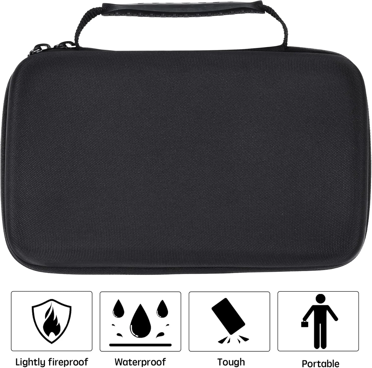 co2CREA Hard Case Compatible with Steel Tip or Soft Tip Darts, Holds Darts and Extra Accessories, Built-in Storage Tubes and Pockets for Flights, Tips, Shafts