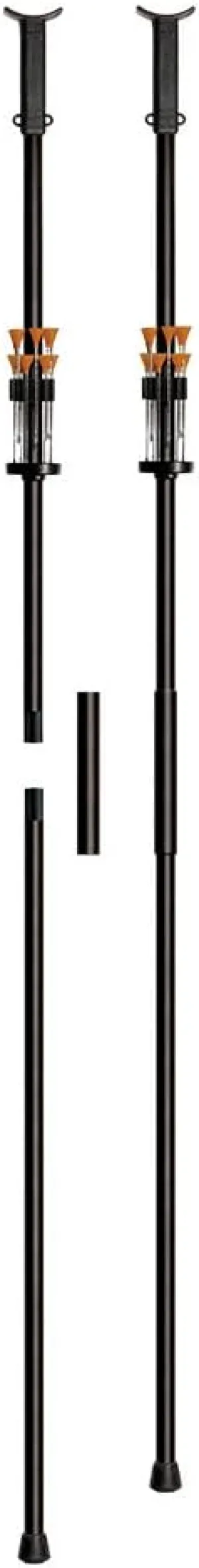 Cold Steel Big Bore Blowgun Kit - Includes Darts and Dart Quiver, Two-Piece Blowgun Black, 5'