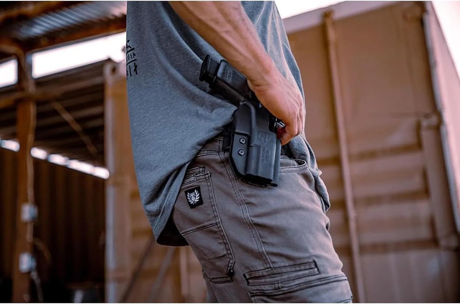 Comp-Tac International OWB Holster for IDPA/USPSA Competition and EDC | Comes with Belt Mount, Paddle Mount, and Drop Offset