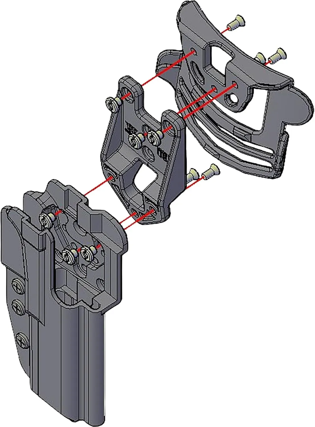 Comp-Tac International OWB Holster for IDPA/USPSA Competition and EDC | Comes with Belt Mount, Paddle Mount, and Drop Offset