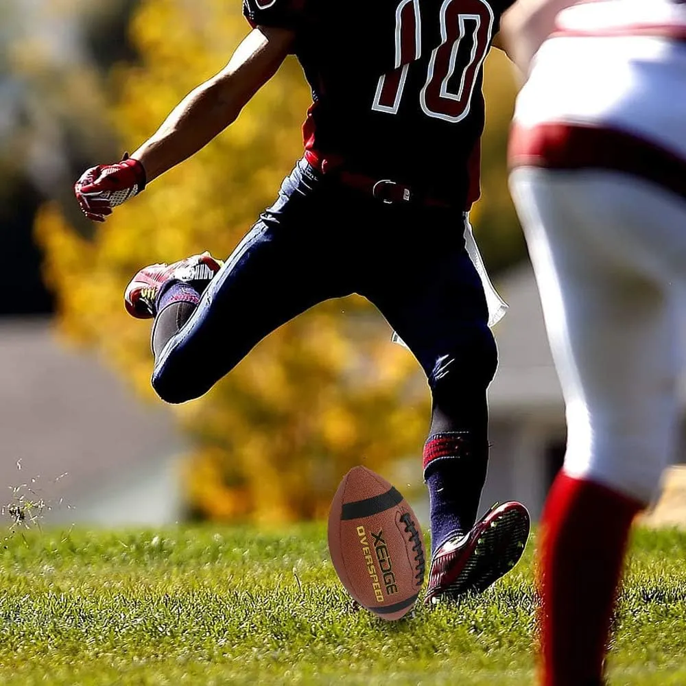 Composite Leather Indoor/Outdoor Footballs for Training and Recreational Play Size 6,7,9