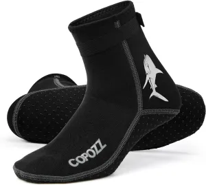 COPOZZ Diving Socks 3mm Neoprene Beach Water Socks-Anti Slip for Snorkel Swim Youth Men Women