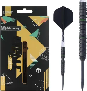 CUESOUL JIHO 21/22/23g Steel Tip 90% Tungsten Dart Set with ROST T19 Integrated Dart Shaft and Flight