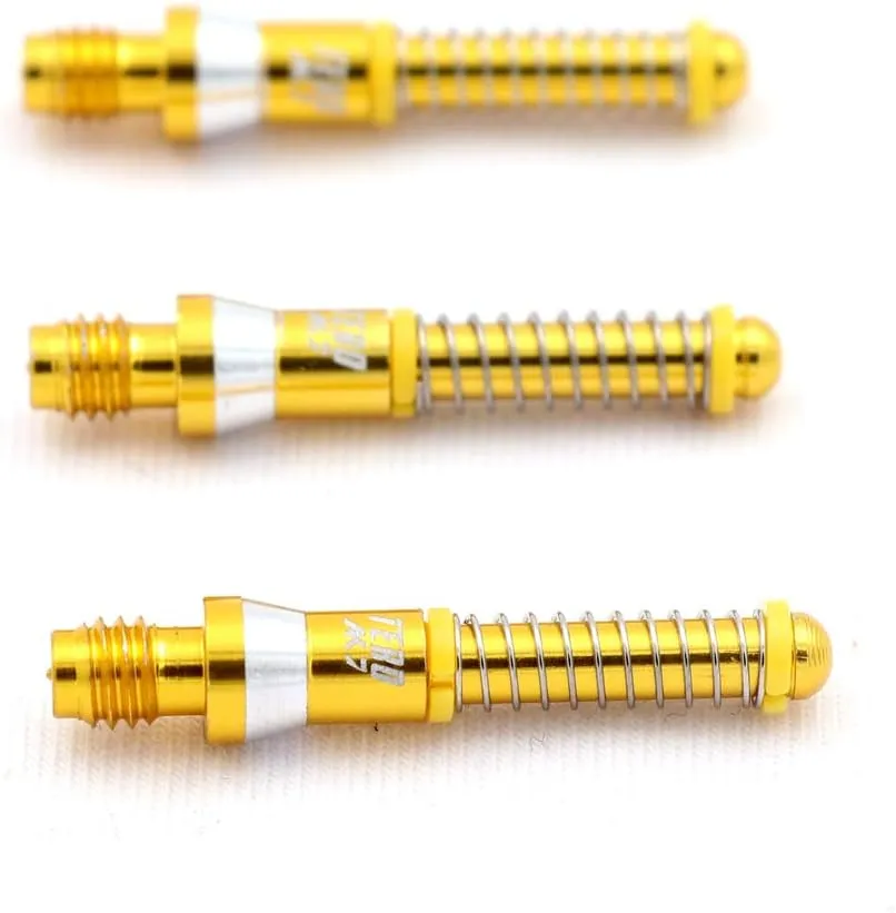 CUESOUL TERO AK7 Aluminum Dart Shafts 25.2mm Built-in Spring Telescopic for Steel Tip Darts and Soft Tip Darts