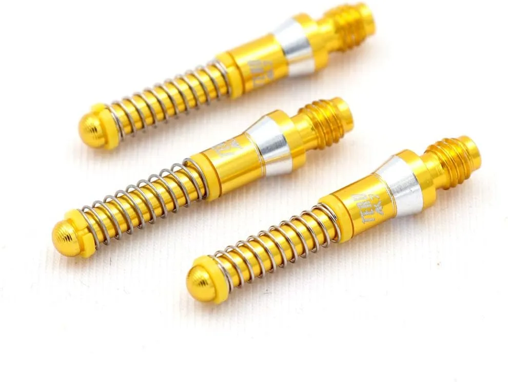 CUESOUL TERO AK7 Aluminum Dart Shafts 25.2mm Built-in Spring Telescopic for Steel Tip Darts and Soft Tip Darts