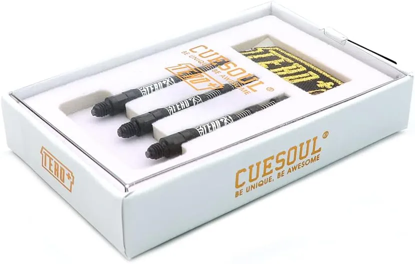 CUESOUL TERO Plus Double Direction Telescopic and Rotating Dart Flights System-AK7P Dart Shaft
