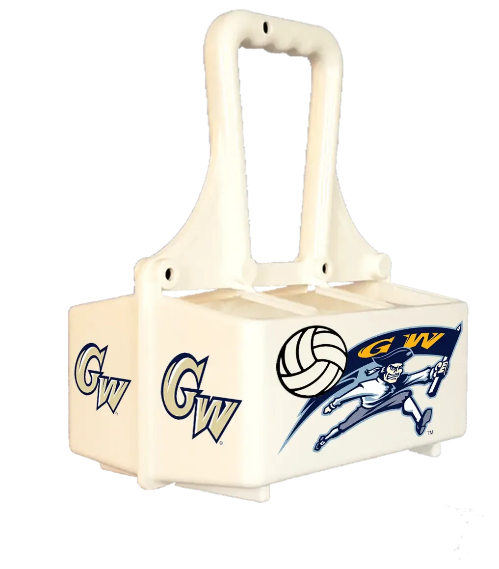 Custom Water Bottle Carrier | Holds 6 Bottles | Set of 4