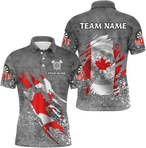 Customize Dart Shirts for Men, Dart Shirts, Funny Darts Mode On Custom Black White American Flag, Dart