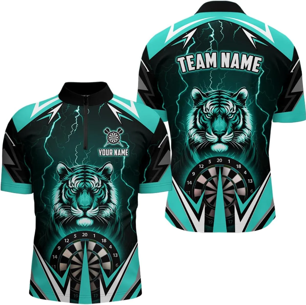 Customized Dart Shirts, Dart Jersey, Dart Jerseys for Men, Darts Storm Panther 3D Printed Darts Shirts