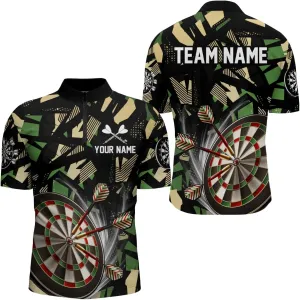 Customized Dart Shirts, Dart Jersey, Dart Jerseys for Men, Purple Fire Flame Dart Board 3D, Custom Jersey