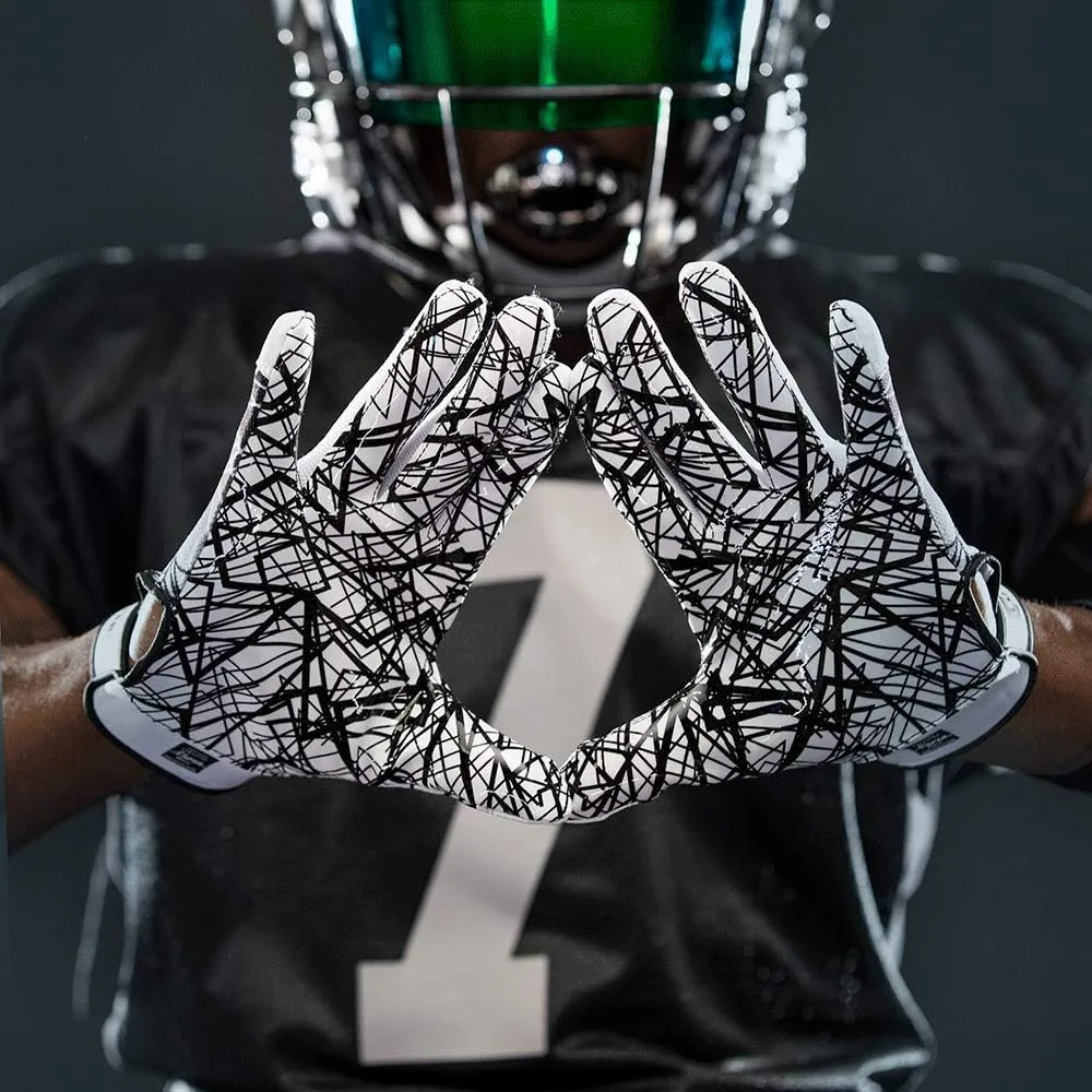 Cutters Football Gloves - Game Day Football Receiver Gloves with High Tack Silicone Grip, Superior Support and Protection, Adult & Youth