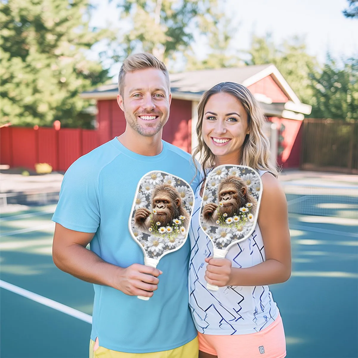 Daisy Bigfoot Sasquatch Pickleball Paddle