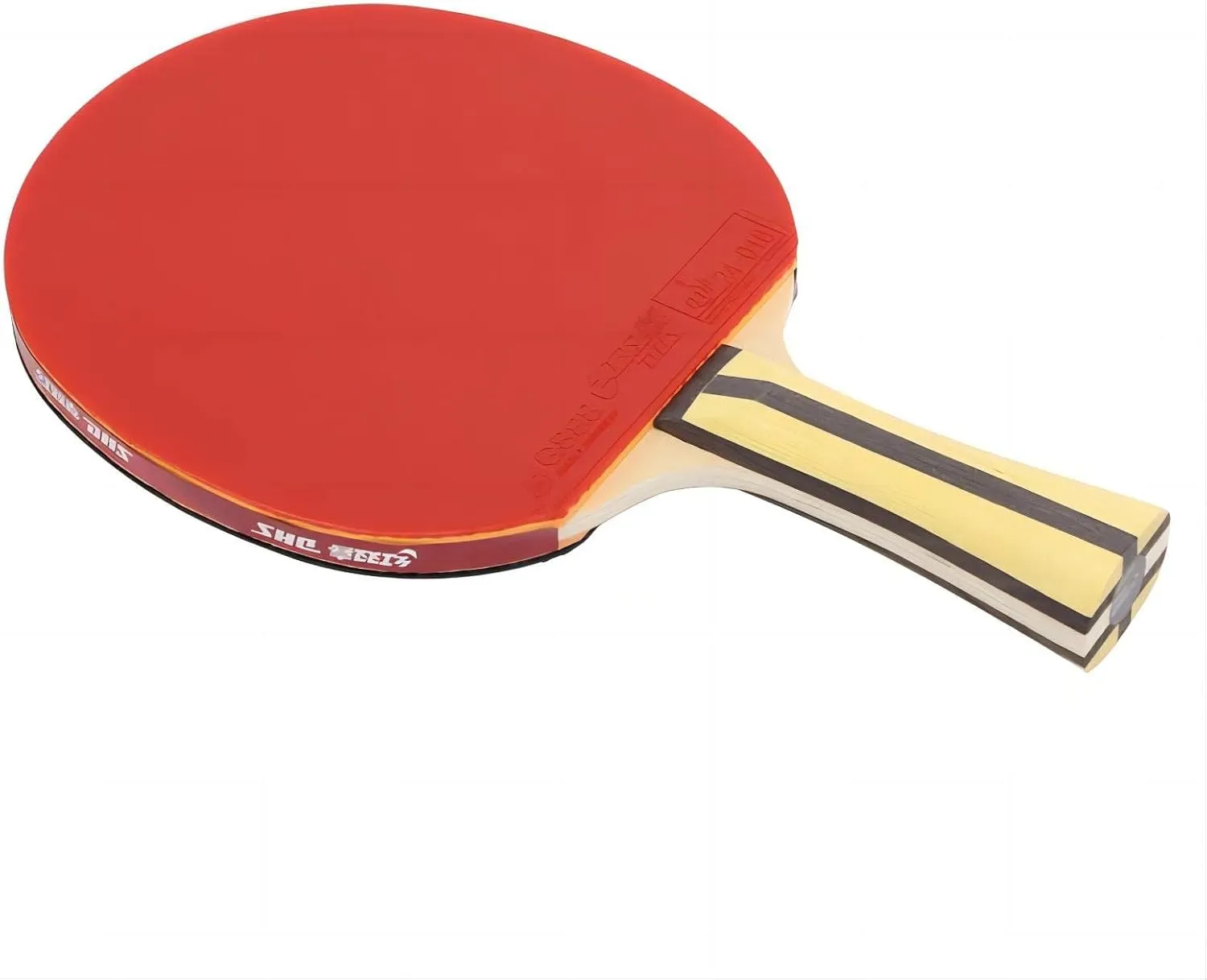 DHS Ping Pong Paddles Professional Table Tennis Racket with Hurricane Rubber Carrying Case - ITTF Approved Rubber for Tournament Play