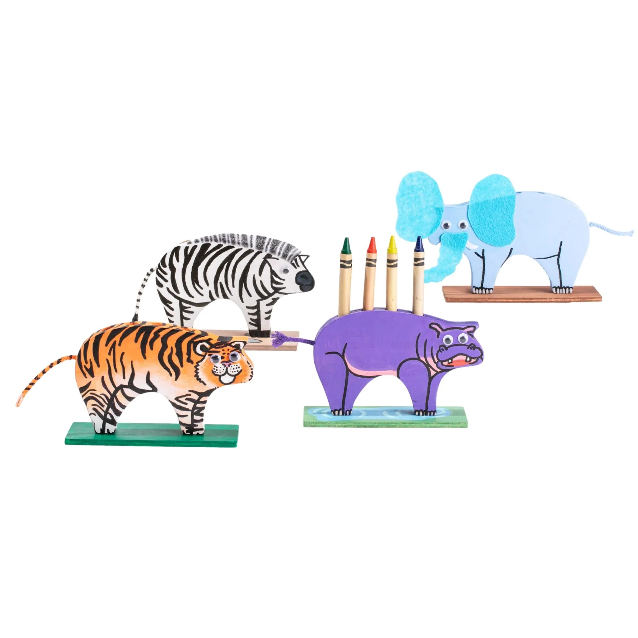 DIY Animal Crayon Holders (12 Pack)