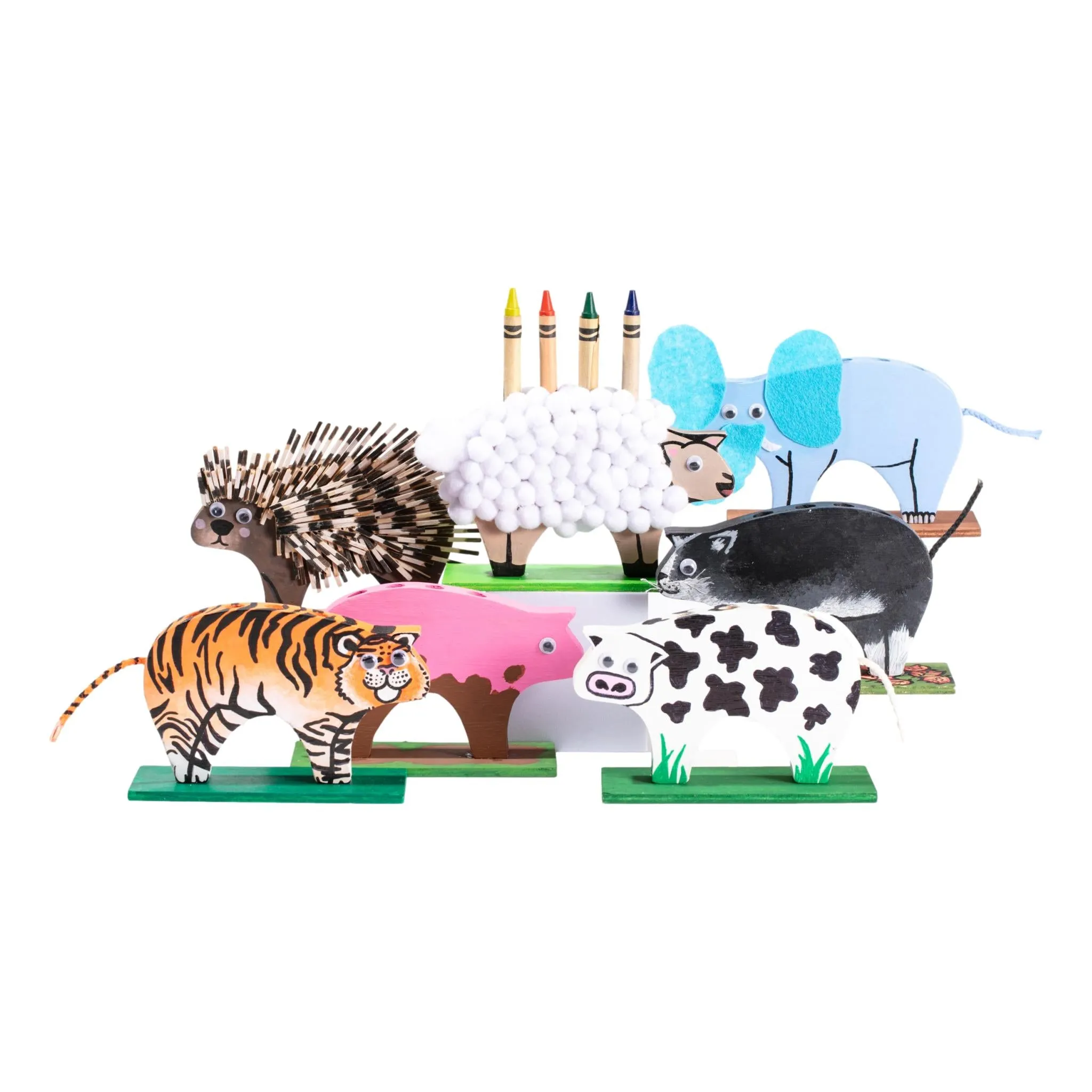 DIY Animal Crayon Holders (12 Pack)