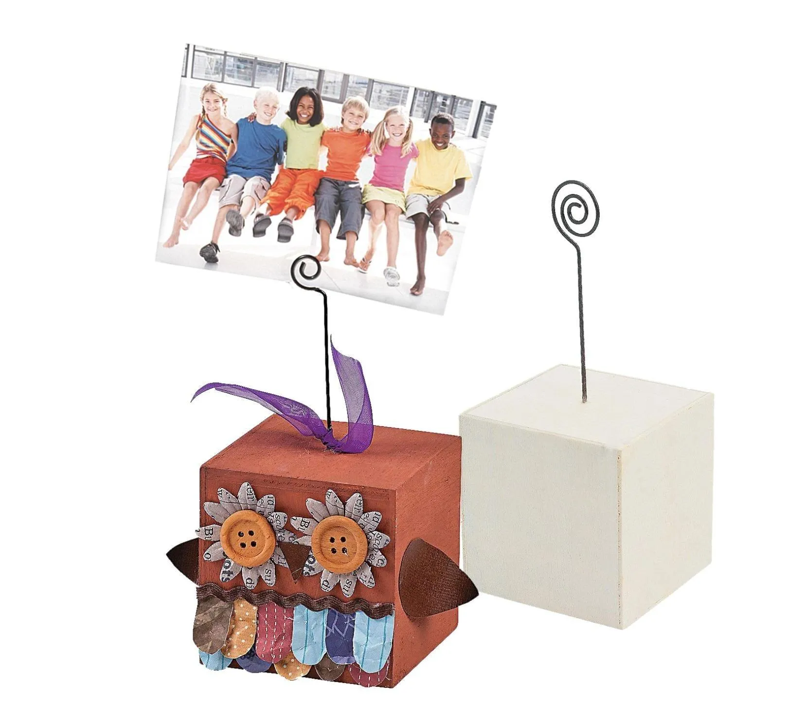 DIY Wooden Block Note Holders (12 Pack)