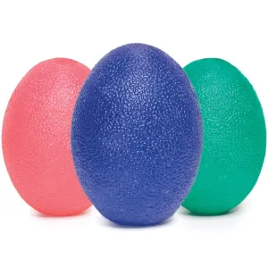 DMI 3-Piece Stress Ball Set for Adult, Use to Relieve Stress & Anxiety, Improve Finger & Grip Strength, Pink, Green & Blue Colors
