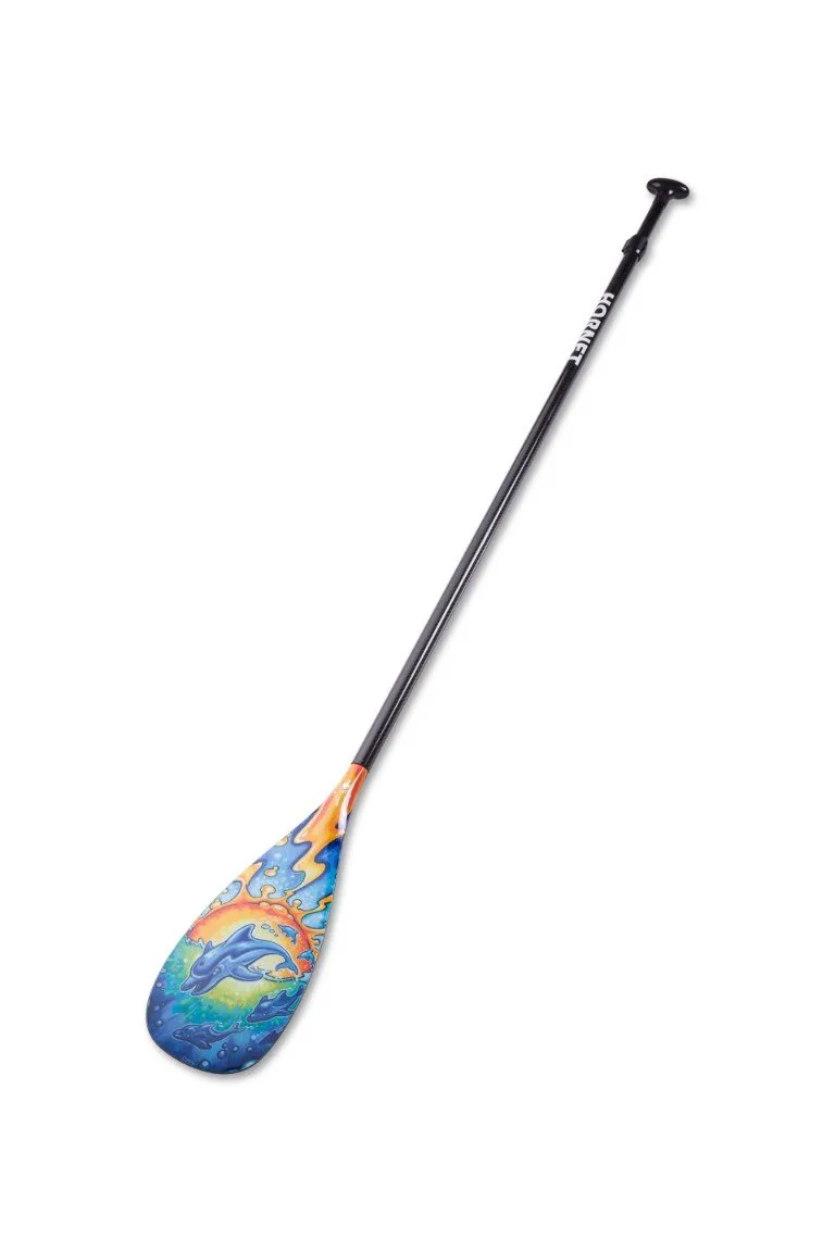 Dolphin B6 Kids SUP Paddle Rubber Edge SUP Paddle Design by Drew Brophy- 84 Square Inch Blade