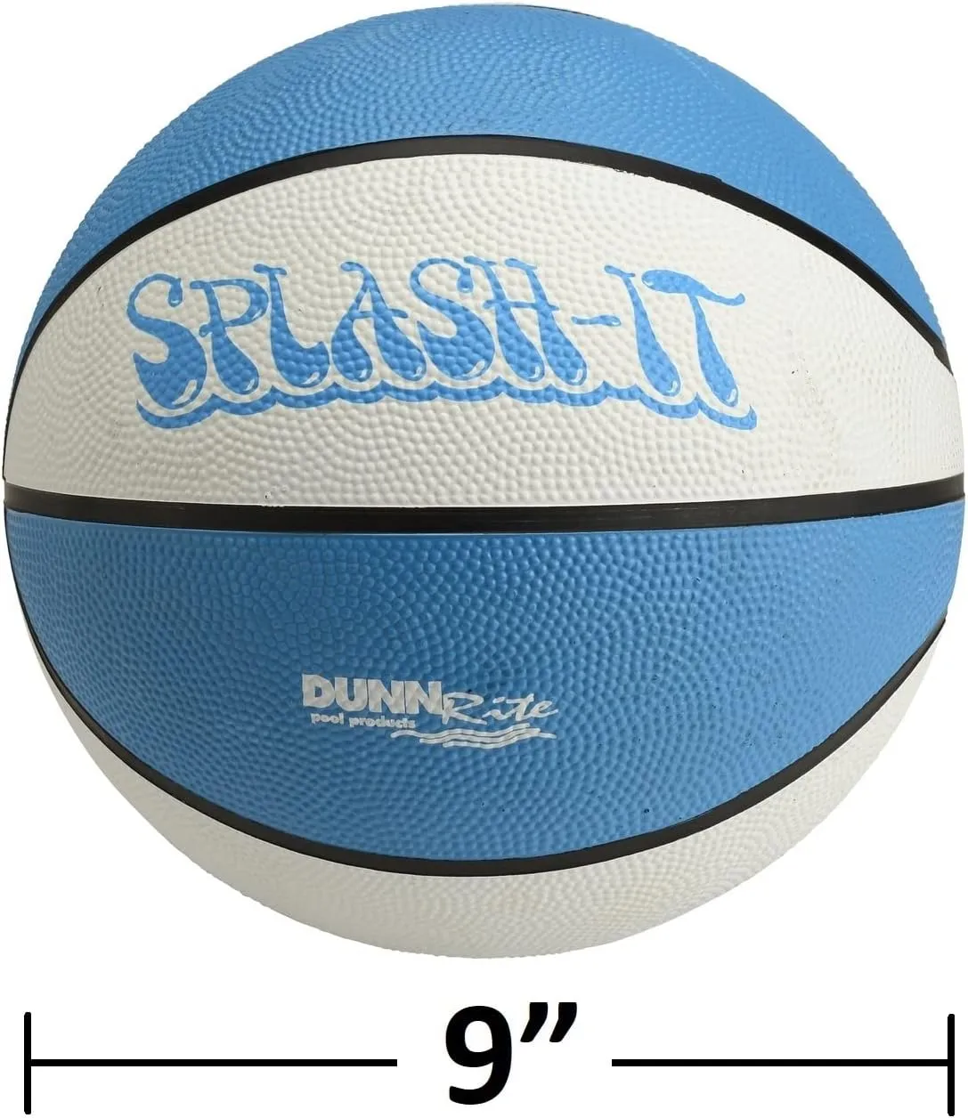 DUNNRITE Products Large 9" Diameter Pool/Water Basketball (Blue) …