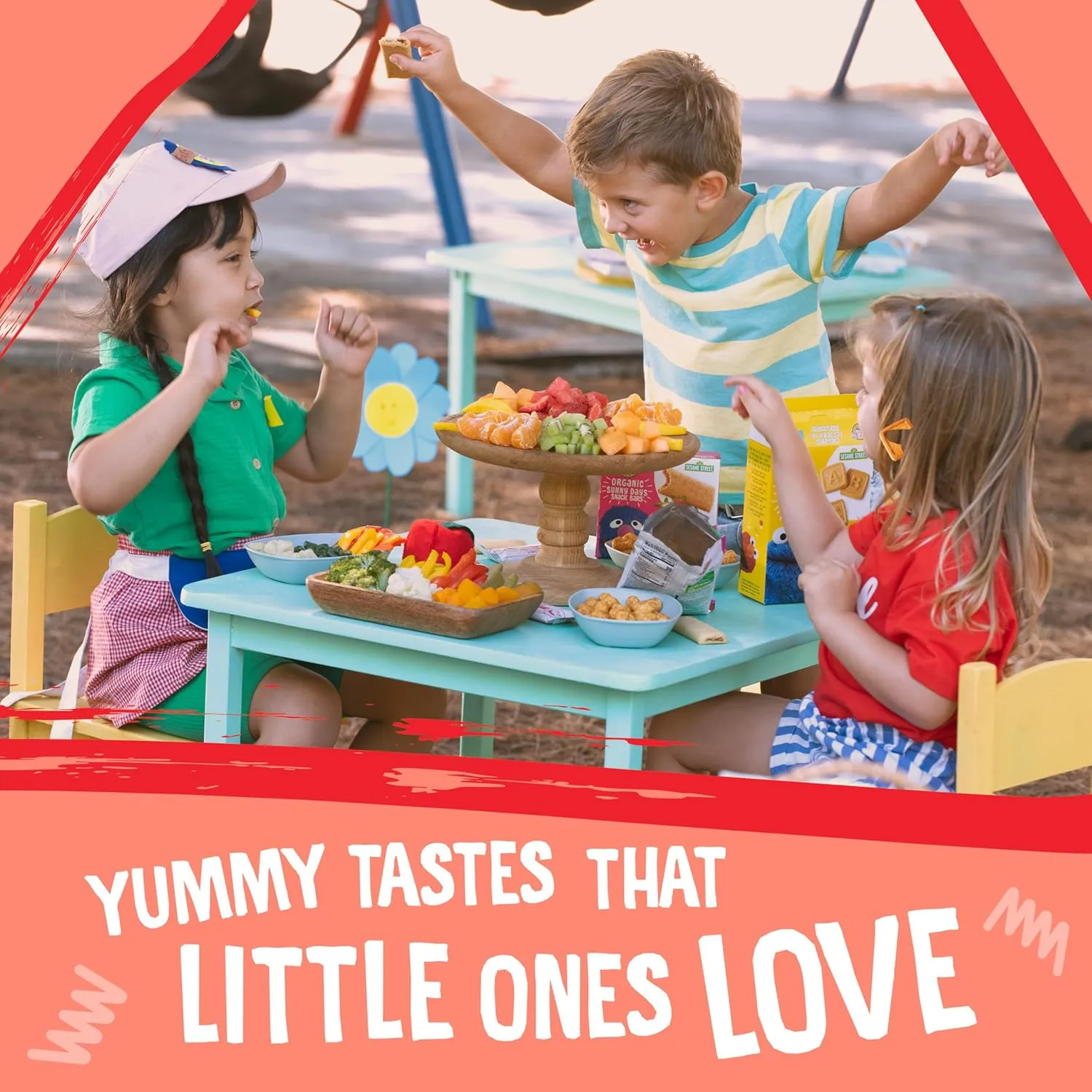 Earth's Best Organic Melty Hoops, Bite-Sized Snacks for Babies 8 Months and Up, Strawberry and Mango, 0.70 Ounce Bags (Pack of 4)