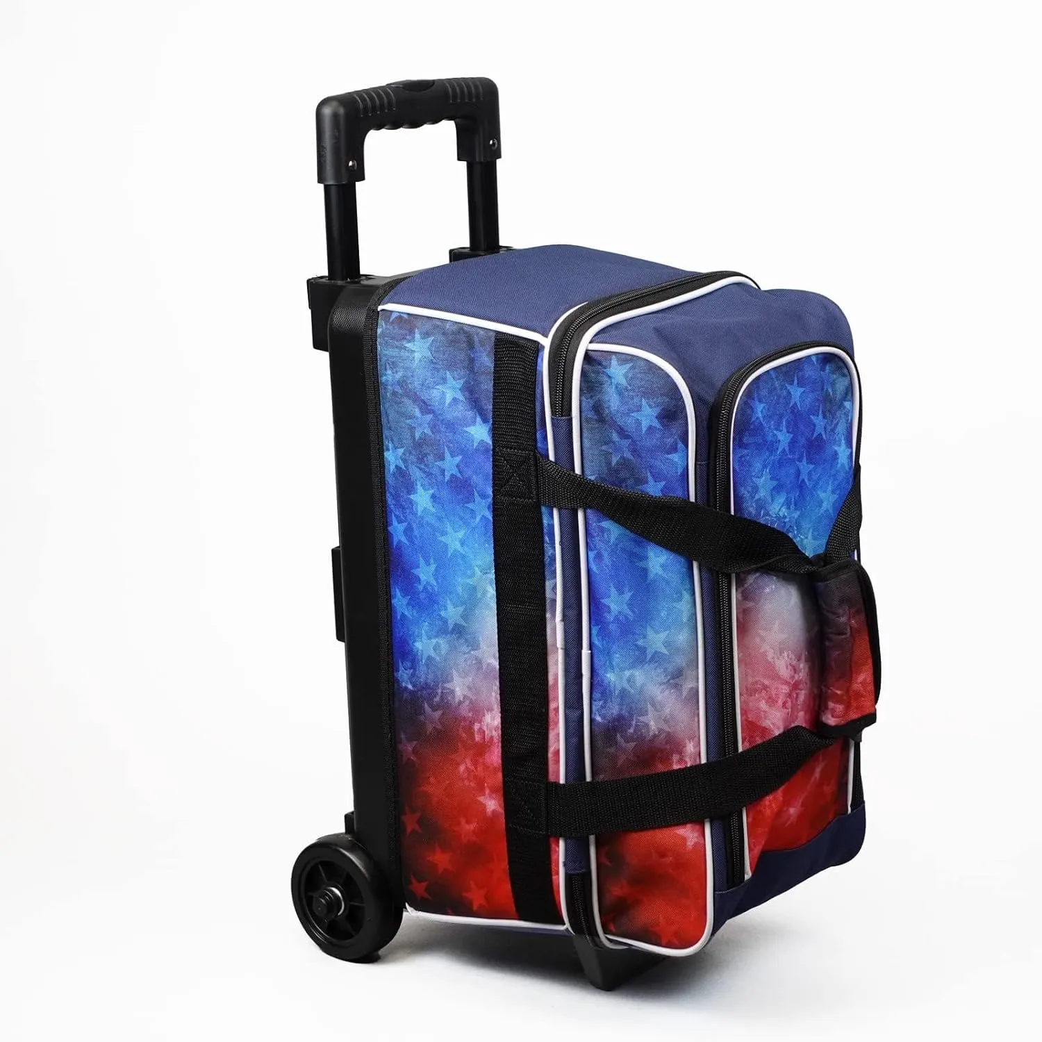 ELITE Basic Bowling Bag Double (2) Ball Roller with Rolling Wheels