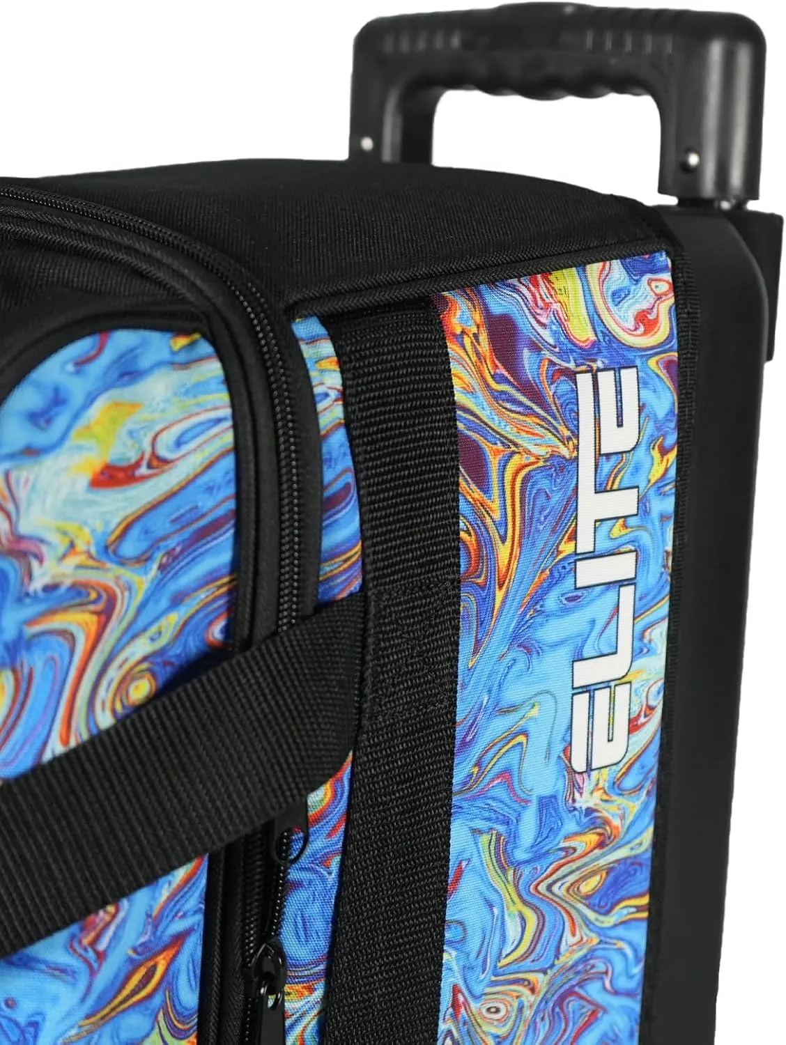 ELITE Basic Bowling Bag Double (2) Ball Roller with Rolling Wheels