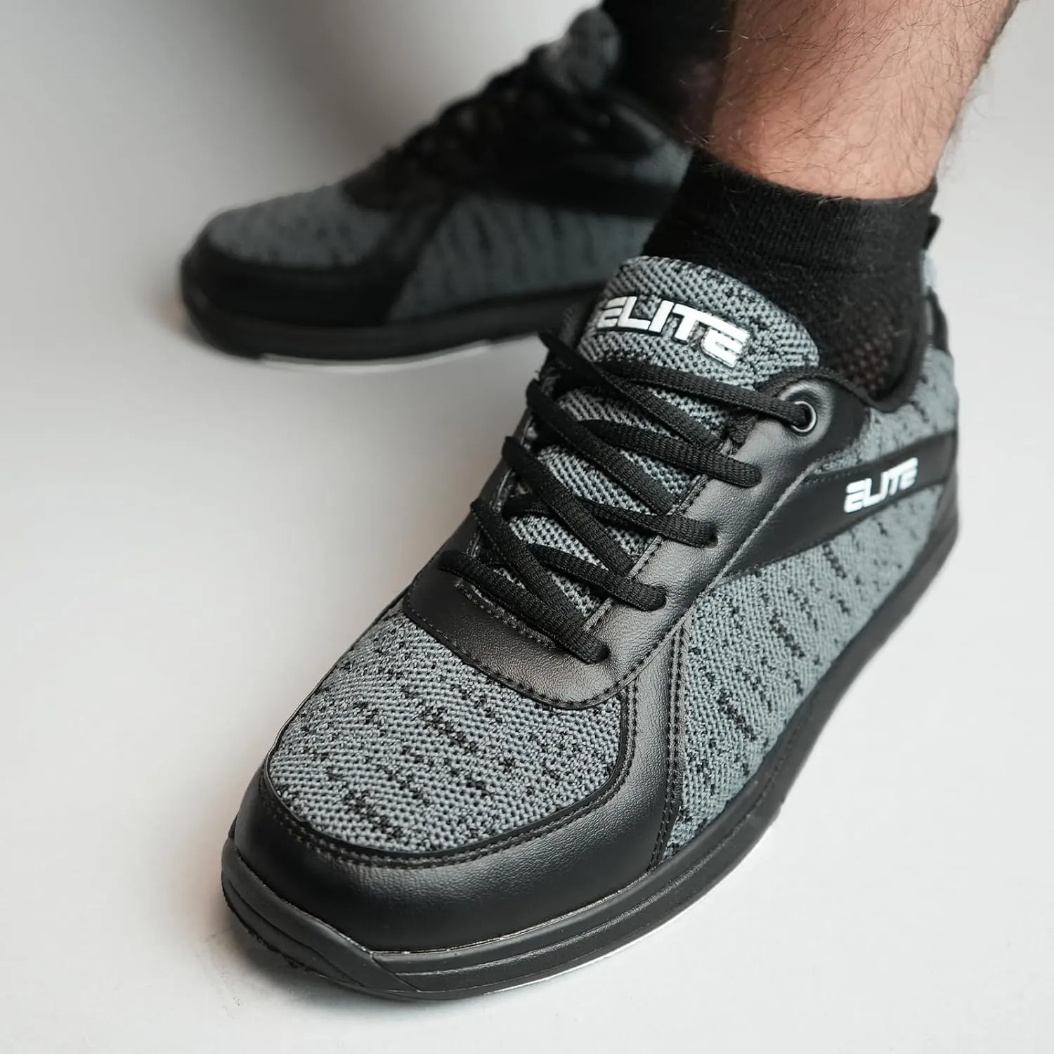 ELITE Pinnacle | Kids Bowling Shoes | Comfortable | Youth Bowling Shoes | Universal Sliding Soles | Great for Beginners and Advanced Youth Bowlers | Rubber Heel Pads