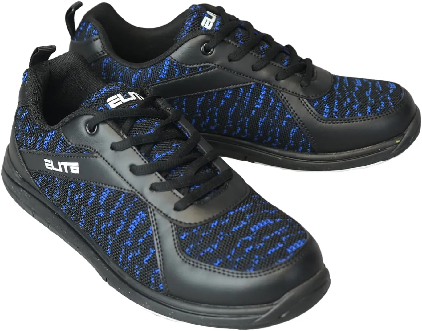 ELITE Pinnacle Men’s Bowling Shoes | Includes Universal Sliding Soles | Left or Right-Handed Men’s Bowling Shoes | Great for Bowling Practice and League Games