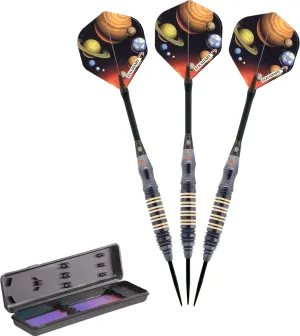 Elkadart Orbital Steel Tip Darts with Storage/Travel Case