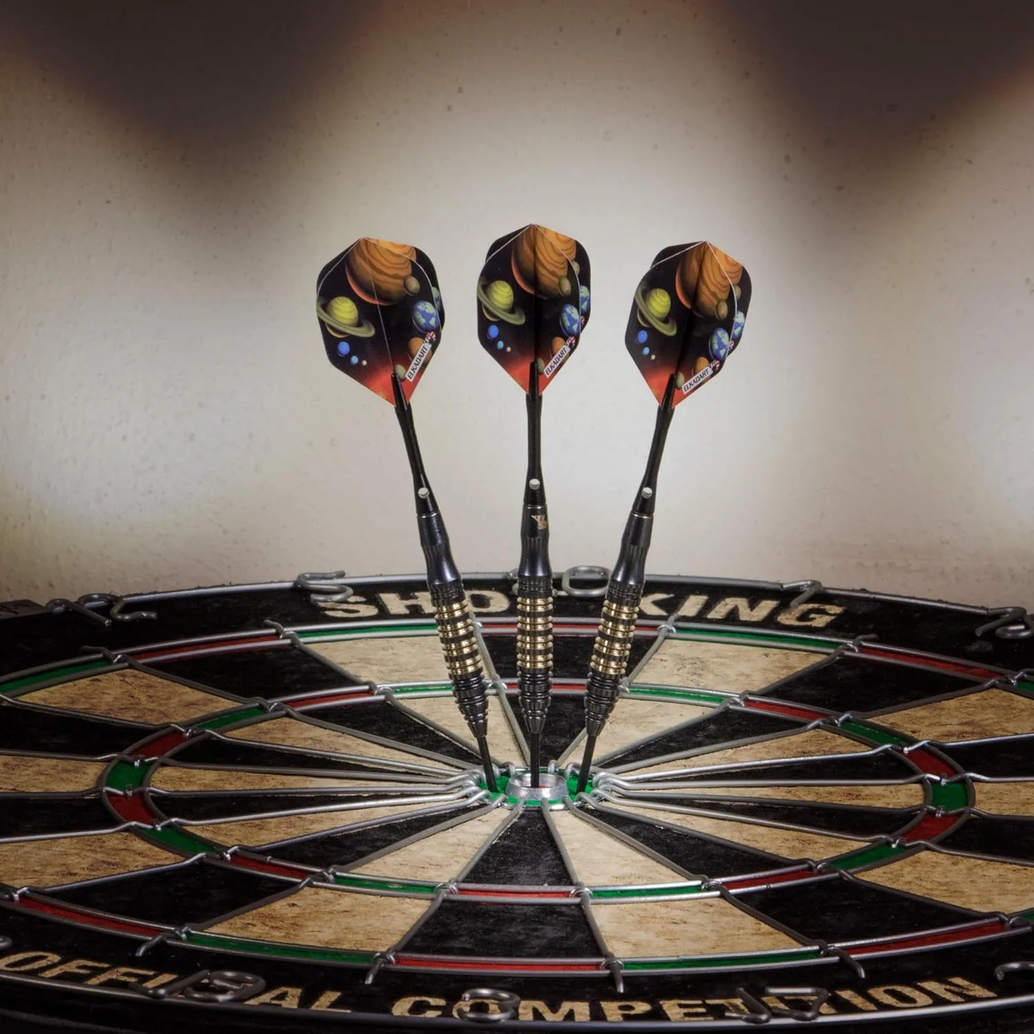 Elkadart Orbital Steel Tip Darts with Storage/Travel Case