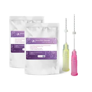 elves PCL Threads for Face Pcl Screw Thread Lift 30G25mm Mono Screw Type Face Lifting 20Pcs Facial Thread Smoothing Wrinkles with Sharp Tip