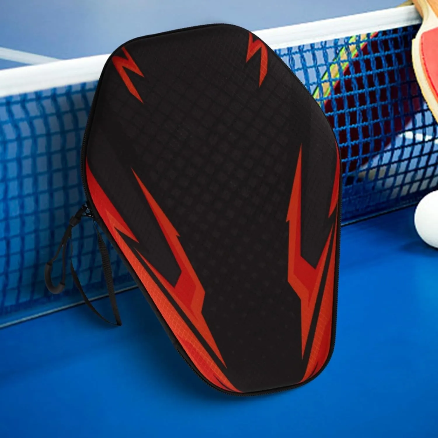 EVA Hard Shell Table Tennis Racket Bag, Dust-proof Pingpong Paddle Protective Case Storage Bag, Portable