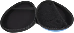 Eva Table Tennis Racket Storage Bag Portable Case Cover for Bat Blue Sturdy Protective