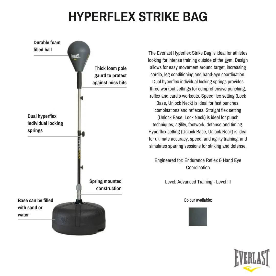 Everlast Hyperflex Strike Bag With Stand