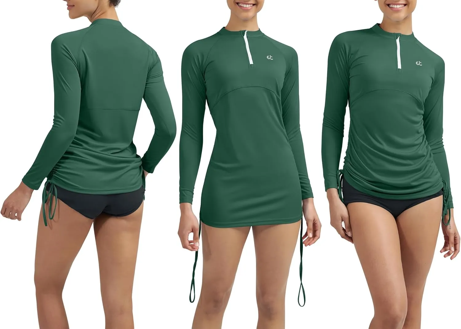 Ewedoos Rash Guard for Women UPF 50  Sun Protection Clothing Swim Shirts for Woman SPF Shirts Long Sleeve UV Sun Shirts