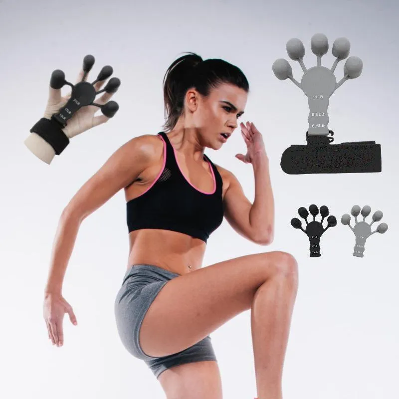 Finger Exerciser Strength Gripper Forearm Trainer Hand Grip Strengthener Therapy