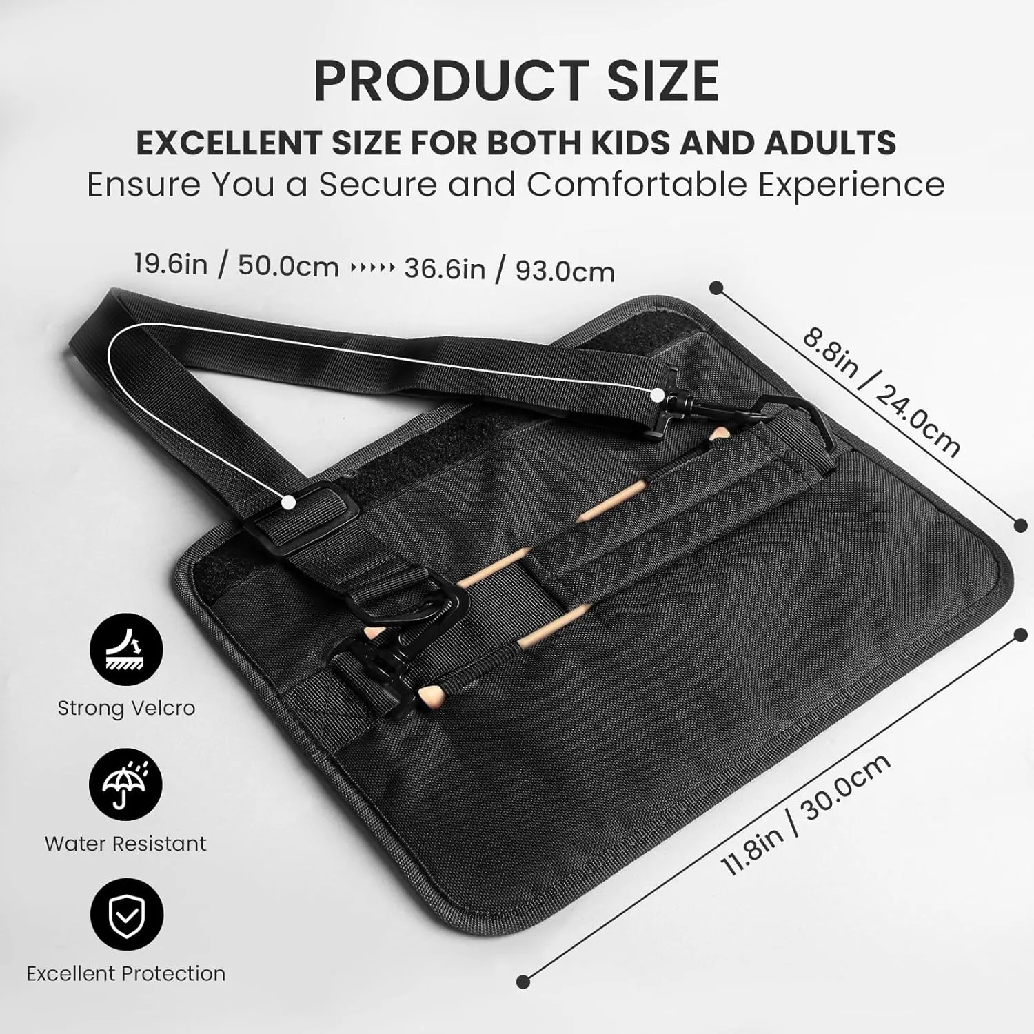FINGER TEN Golf Club Bag Mini Lightweight for Men Women Ladies Kids with/Without Ball Pouch Pack, Portable for Driving Range Carrier Course Training Case