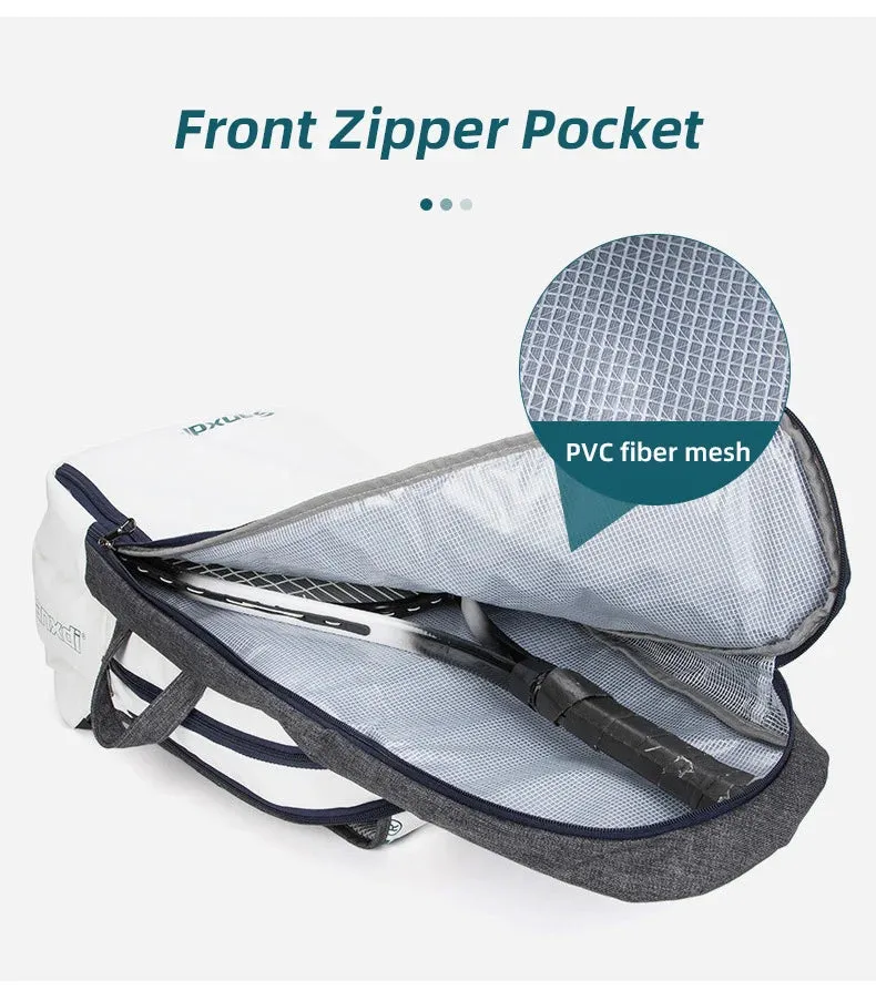 Foldable Tennis Paddle Backpack Large Capacity Sports Bags