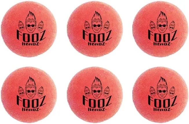 Foosballs Professional Tournament Quality - Just Like The Pros Use, Official Regulation Size - Set of 6 Foosball Balls