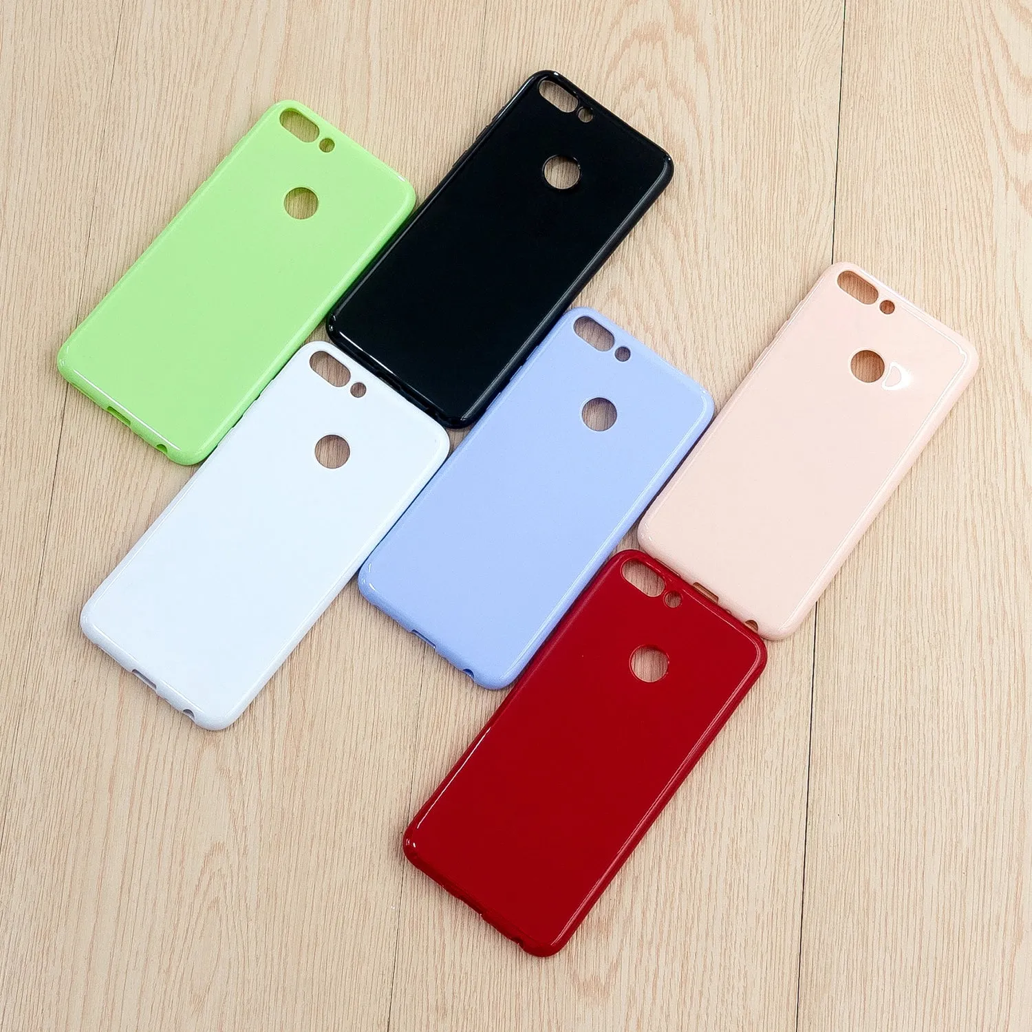 For HUAWEI Honor 7S/7A TPU Phone Case Simple Profile Flexible Soft Cellphone Cover Easy Access Shell Taro purple