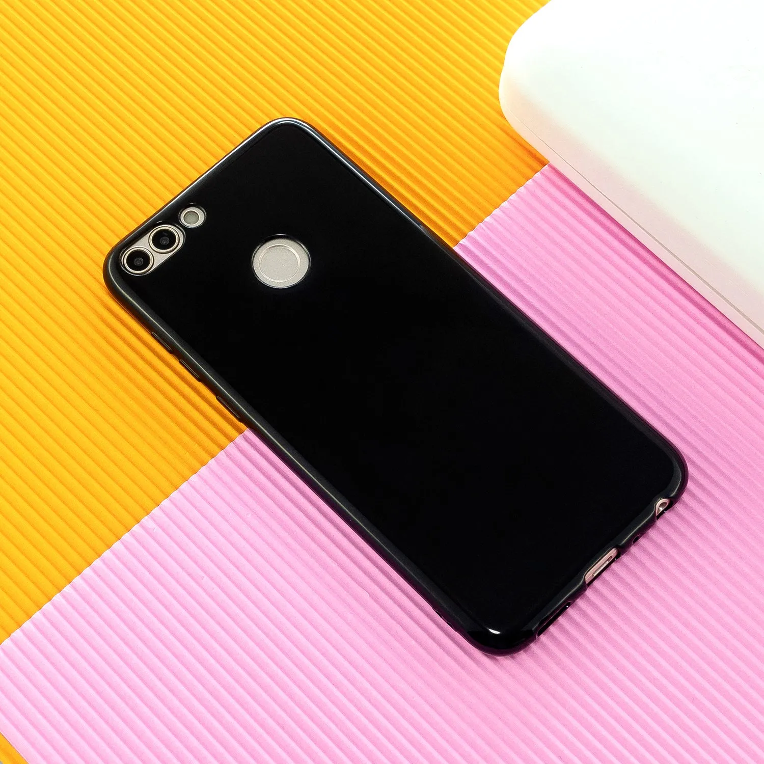 For HUAWEI Honor 7S/7A TPU Phone Case Simple Profile Flexible Soft Cellphone Cover Easy Access Shell Taro purple