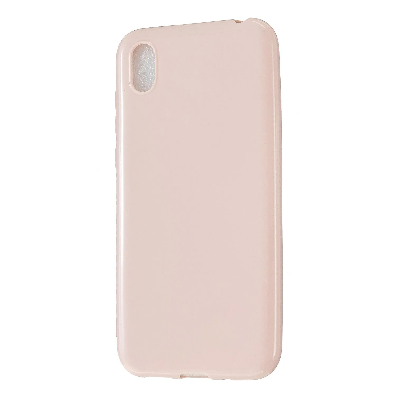 For HUAWEI Y5 2018/2019 TPU Phone Case Simple Profile Delicate Finish Cellphone Cover Full Body Protection Sakura pink
