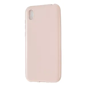For HUAWEI Y5 2018/2019 TPU Phone Case Simple Profile Delicate Finish Cellphone Cover Full Body Protection Sakura pink