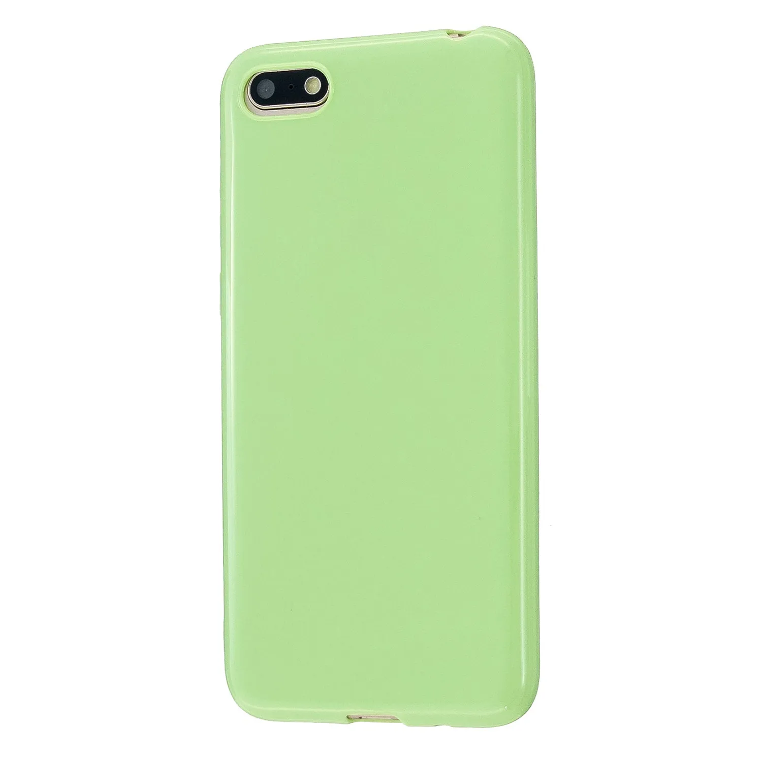 For HUAWEI Y5 2018/2019 TPU Phone Case Simple Profile Delicate Finish Cellphone Cover Full Body Protection Sakura pink