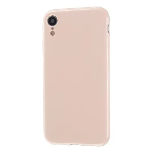 For iPhone X/XS/XS Max/XR  Cellphone Cover Slim Fit Bumper Protective Case Glossy TPU Mobile Phone Shell Sakura pink