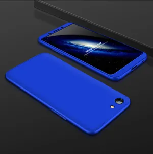 For OPPO A83/A1 Ultra Slim PC Back Cover Non-slip Shockproof 360 Degree Full Protective Case blue